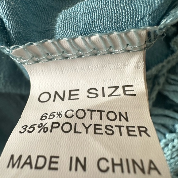 Jen & Co. Open Front Duster with Tie Crochet Details and Fringe - Picture 3 of 8